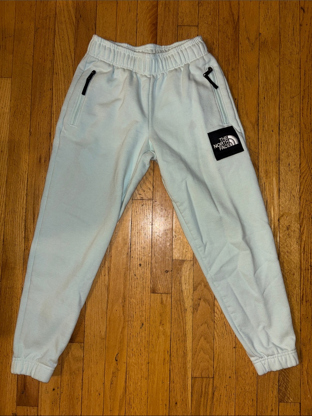 The North Face Women's Core Fleece Box Logo Jogger Sweatpants - Ice Blue - Small